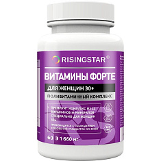 Risingstar Витамины Форте для женщин таблетки 1,660г N60
