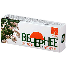 Вечернее + Пустырник Биокор драже N60