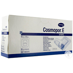 Cosmopor E Самоклеящаяся послеоперационная повязка 15х6см стерил N25