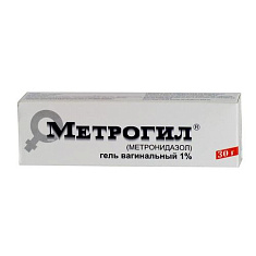 Метрогил гель вагинальный 1% 30г