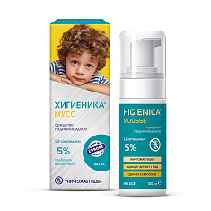 Хигиеника Мусс средство педикулицидное 100мл