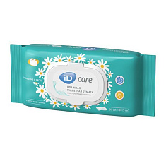 ID Care Влажная туалетная бумага с экстрактом ромашки 80шт