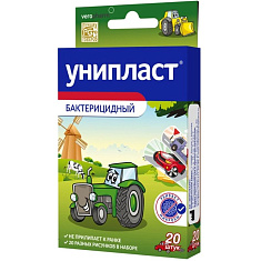 Лейкопластырь бактерицидный Унипласт набор Машины N20