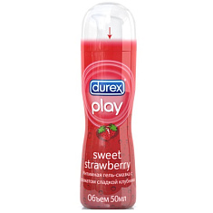 Дюрекс Play Sweet Strawberry гель-смазка с ароматом сладкой клубники 50мл
