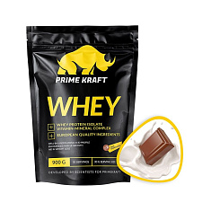 Prime Kraft Whey протеин со вкусом молочный шоколад 900г