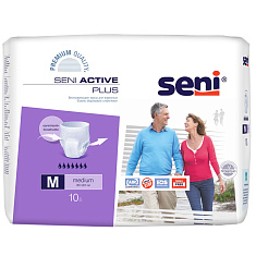 Seni актив плюс трусы впитывающие seni active plus Medium N10
