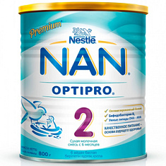 НАН 2 Optipro молочная смесь (6-12 месяцев) 800г
