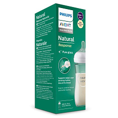 Авент Natural Response Anti-Colic Бутылочка с силиконовой соской средний поток с 1мес 240мл SCY933/01