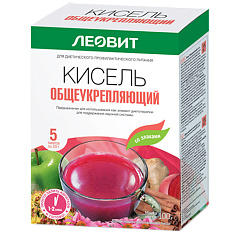 Кисель Леовит Общеукрепляющий пакетики №5
