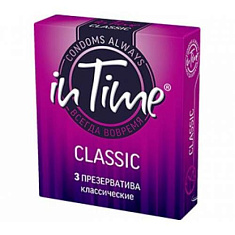 In time Презервативы из натурального латекса Classic классические №3