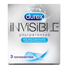 ДЮРЕКС Презервативы Invisible ультратонкие №3
