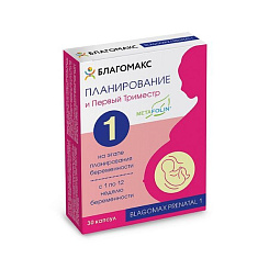 Благомакс планирование и первый триместр капсулы 0,4г N30 Вис