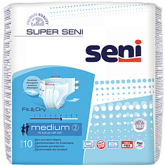 Сени супер подгузники medium N10