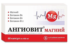Ангиовит магний капсулы N60 Алтайвитамины