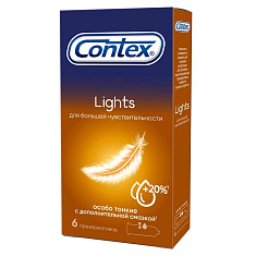 Contex Презервативы Lights особо тонкие №6