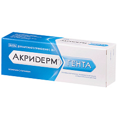 Акридерм Гента мазь д/наружн применения 30г N1 туба