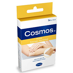 Космос (COSMOS) textil elastic Пластырь эластичный цвета кожи 6х10см 5шт
