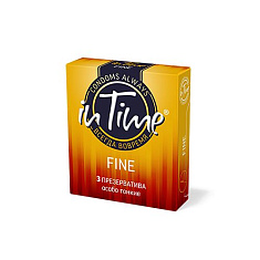 In time Презервативы из натурального латекса Fine особо тонкие №3