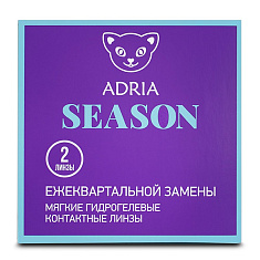 Линзы контактные Adria Season квартальной замены 8,6/14,0 /-0,75/ N2