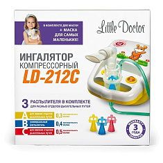 Ингалятор Little Doctor LD-212C компрессорный желтый