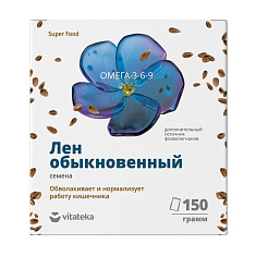 Vitateka Лен семена 150г Биокор