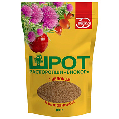 Расторопша шрот с яблоком и шиповником Биокор 100г
