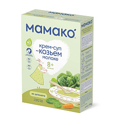 Мамако Крем-Суп овощной из шпината на козьем молоке 200гр