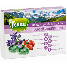 Леденцы Теппи с шалфеем и шиповником леденцы 3,2г N20