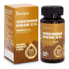 Радоград Терпентиновый бальзам 12,5% капсулы 300мг №225