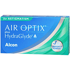 Линзы контактные AIR OPTIX PLUS HYDRAGLYDE FOR ASTIGMATISM -1,75/180 /-5,50/ N3 ALCON