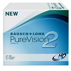 Линзы контактные Bausch & Lomb pure vision 2 (BALAFILCON A) N6 /-7,50