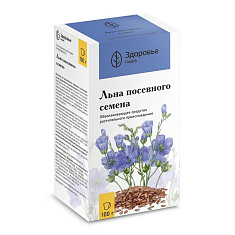 Льна посевного семена 100г Здоровье