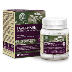Валерианы лекарственной экстракт капсулы 0,4г №30 ВИС