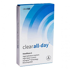 Линзы контактные Clearlab Clear all-day /-4,00/ N6