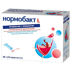 Нормобакт L порошок 3г N10 саше