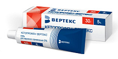 Кетопрофен-Вертекс гель для наружного применения 5% 30г