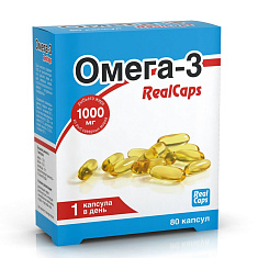 Омега-3 капсулы 1400мг N80 Реалкапс