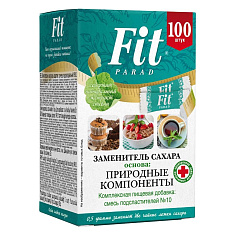 Фит парад Столовый подсластитель №10 саше №100
