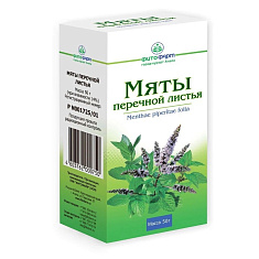 Мяты перечной листья 50г Фитофарм