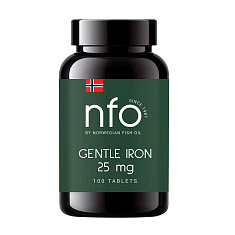 Norwegian Fish Oil Легкодоступное железо таблетки 550мг N100