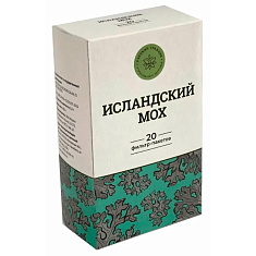 Исландский мох цетрария исландская 1,5г фильтр-пакет N20