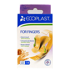 Ecoplast Набор пластырей тканевых For Fingers 120мм х 20мм N5 + 72мм х 19мм N5 + 63мм х 45мм N4