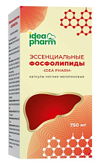 Idea Pharm Эссенциальные фосфолипиды мягкие желатиновые капсулы 1800мг N60