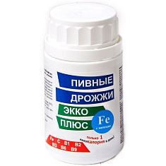 Дрожжи Пивные c Железом таблетки 0,45г N100