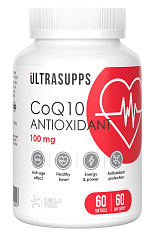 Ultrasupps (Ультрасаппс) Антиоксидант Коэнзим Q10 100мг мягкие капсулы №60