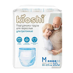 Kioshi Трусы-подгузники для взрослых бумажные M N10