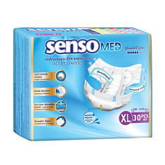 Senso Med Подгузники для взрослых одноразовые Standart Plus р.XL N30