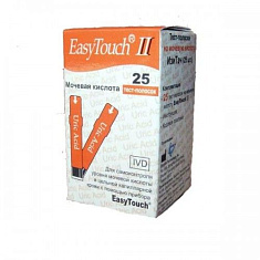 Тест-полоски Easy Touch мочевая кислота N25