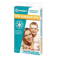 Пластырь Extraplast охлаждающий при температуре 5х12 см N2