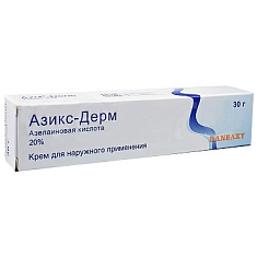 Азикс-Дерм крем д/наружн применения 20% 30г N1 туба